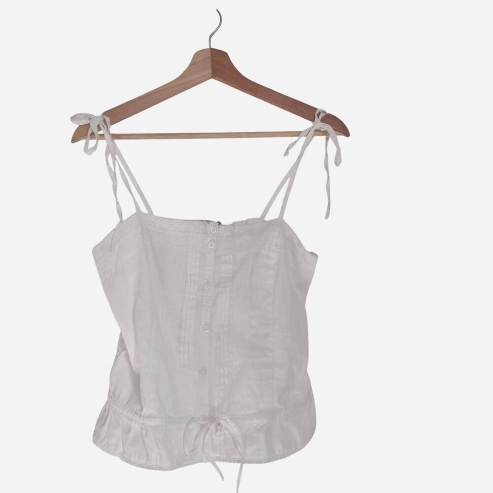 Brandy-melville Women's White Vest